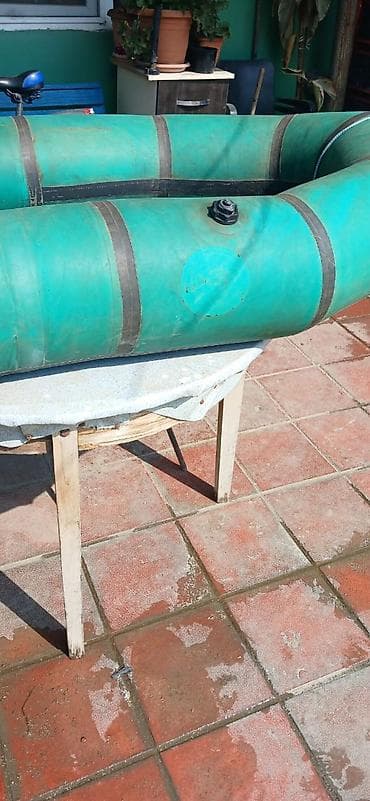 fitnes ipi: Şişmə qayıq – yaşıl rəngli, iki nəfərlik+ tutumlu - Material: qalın — 4