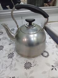 Dəm çaydanları: İşlənmiş, rəng - Gümüşü, Çaydan, Paslanmayan polad, 2,5 bucket volume l — 1