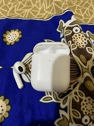 İşlənmiş Simsiz (Bluetooth) Qulaqcıqlar, Apple, rəng - Ağ