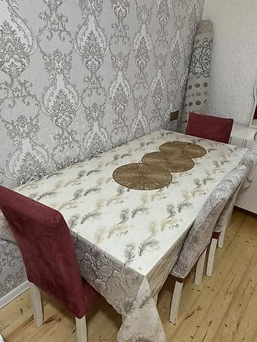 Mətbəx/qonaq otağı üçün 4 nəfərlik yemək masası və stul dəsti - lalafo.az -da Mətbəx/qonaq otağı üçün 4 nəfərlik yemək masası və stul dəsti -
