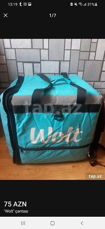 Kuryer çantaları: Salam Volt termo cantası yenidir almaq istəyən səxs əlaqə qursun — 7