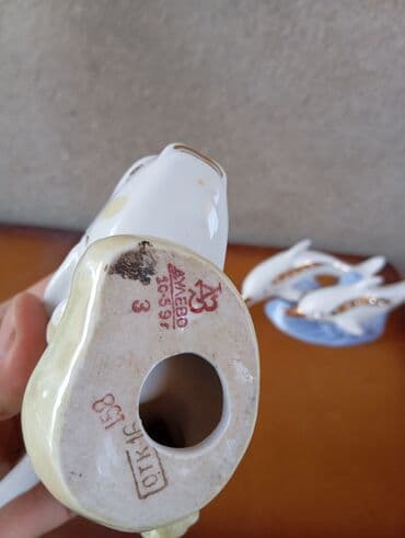 ağ balıq: Fiqur, Keramika, rəng - Ağ — 2