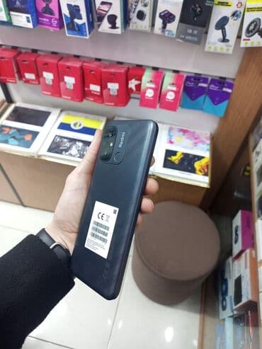 redmi mi 6: Redmi 12C, 128 GB, rəng - Mavi, Barmaq izi — 1