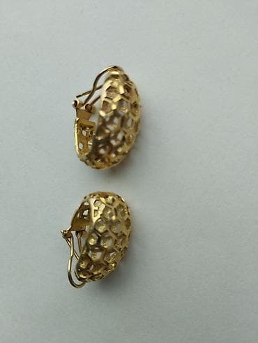 qizil satilir: Sırğa, Sarı qızıl, 750 Əyar, 12 g — 4