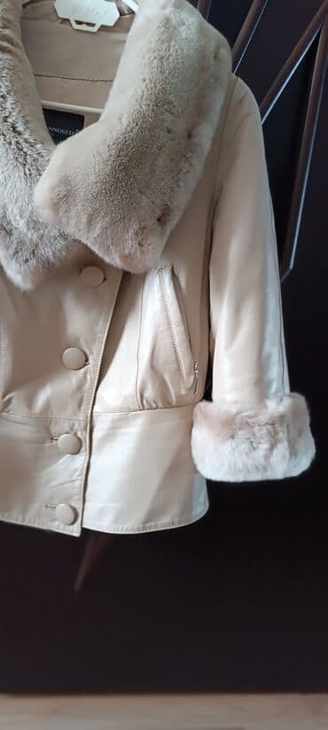Donlar: Продам куртку! Натуральная кожа и натуральный мех бобрик. Рукава — 2