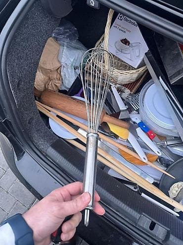 ovcu bıcağı: Mətbəx bıçaqları dəsti + plastik saxlama qutuları - Bıçaqlar: 6 ədəd — 8