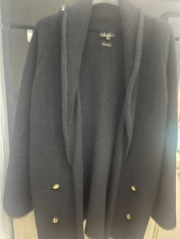 Massimo duty Qadınlar üçün qara trikotaj kardiqan/palto - Rəng: Dərin