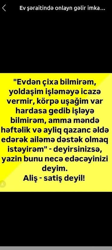 Ev köməkçisi tələb olunur, Dəyişən qrafik, Təcrübəsiz