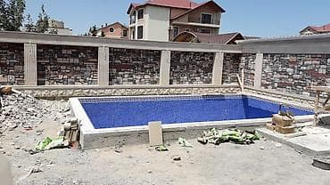 Hovuz tikintisi və üzlük işləri - Fərdi həyət evləri və villalar üçün