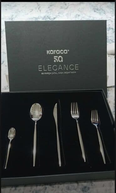 Karaca qasiq desti 12 neferlik 60 parca yeni qutuda FANTASTİKUCUZ