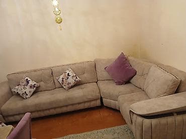 Divan və kreslo dəstləri: Künc divan, Divan, Bazasız, Açılmayan — 4