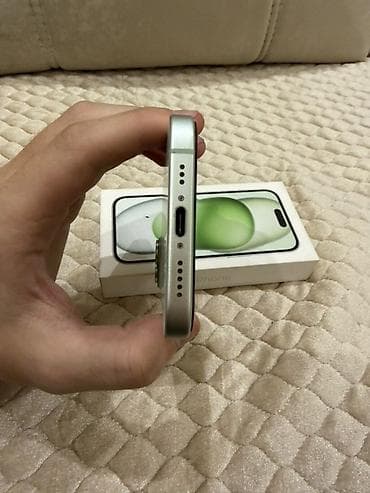 iphone s7: IPhone 15, 128 GB, Yaşıl, Face ID — 4