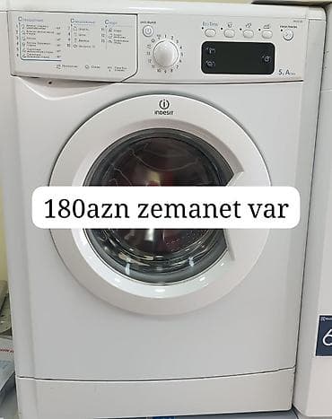 bişirmə paneli: Paltaryuyan maşın Indesit, 5 kq, Avtomat, Qurutmasız — 1