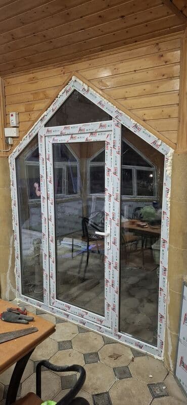 plastik pəncərə setka: Yeni İkiqat şüşə paketi Plastik pəncərə, Еni: 2 sm, Uzunluğu: 5 sm, Ödənişli quraşdırma — 33