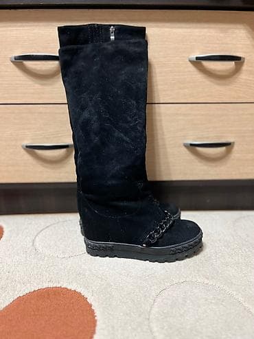 çəkməcə: Çəkmə, Ölçü: 38, rəng - Qara, İşlənmiş — 3