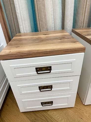 turk sobası: Oğlan və qız üçün, Təknəfərlik çarpayı, 2 tumba, Dolab, Komod — 5