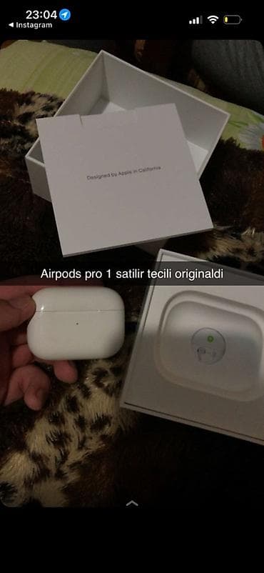 Apple AirPods Pro (1-ci nəsil) – orijinal - Aktiv Səsboğma (ANC) və