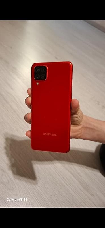 iphon 7 plus: Samsung Galaxy A12, 128 GB, rəng - Qırmızı, İki sim kartlı — 1