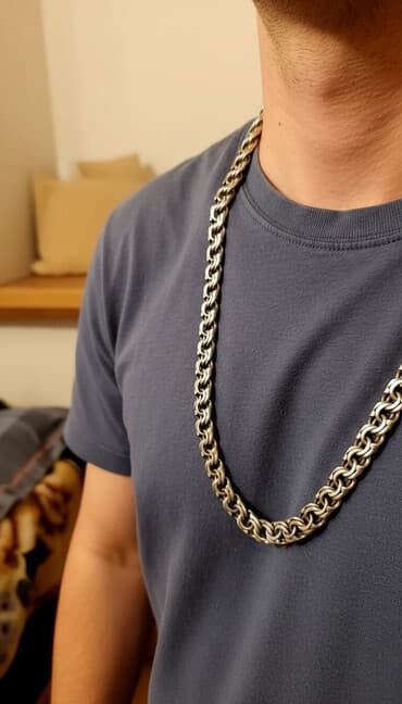 gümüş sırğalar: Boyunbağı, Gümüş, 155 g — 2