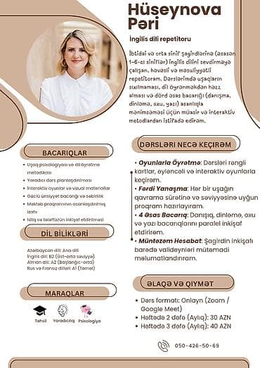Övladınızın ingilis dilini sıfırdan, sıxılmadan və maraqlı metodlarla
