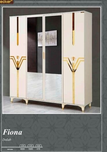 balkon skaflari: Yeni, Açılan, 4 qapılı Düz dolab, Qarderob, paltar dolabı, Türkiyə — 1