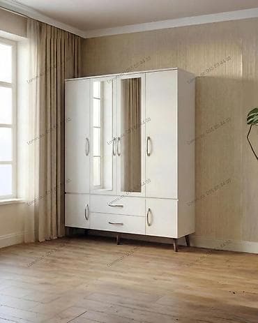 4 Qapılı Dolab Standart ölçülü otaqlar üçün ən optimal seçim — 1