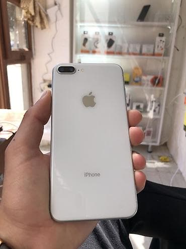 IPhone 8 Plus, 64 GB, Ağ, Simsiz şarj
