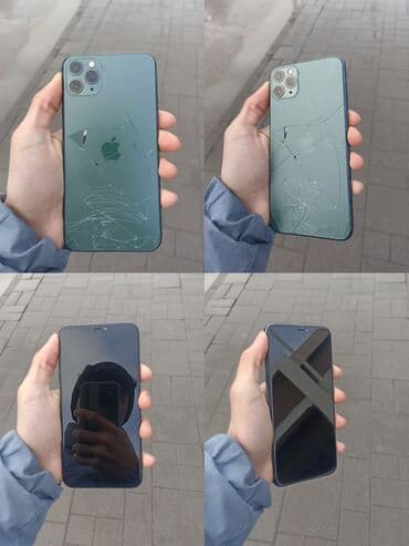 telefon ekranları: IPhone 11 Pro Max, 64 GB, Midnight, Face ID — 5