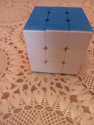 Dəbilqələr: 3x3 Rubik kubu (sürət kubu tipli) - Klassik 3x3 ölçü, küncləri — 1