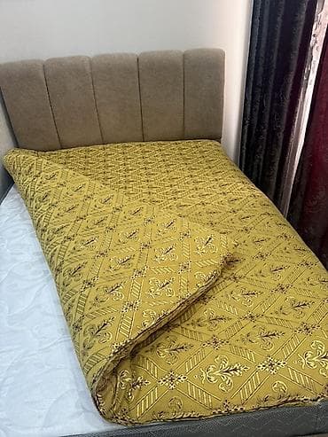 gilan tekstil: Yataq üçün Yeni rəng - Qızılı Yataq örtüyü, Pulsuz çatdırılma — 2
