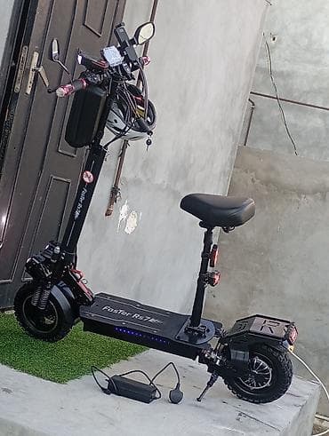 Электротранспорт: Elektrik skuter – FaSTer RS7 Xüsusiyyətlər: - Güclü ofroad təkərlər — 5