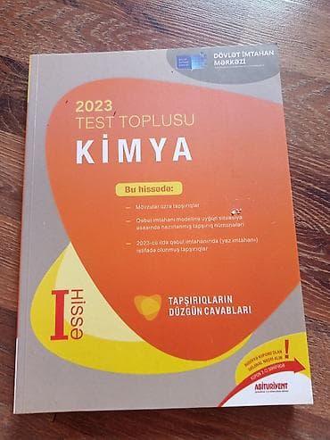 Məhsul: “2023 Test Toplusu – Kimya”, I hissə Xüsusiyyətlər: - Dövlət