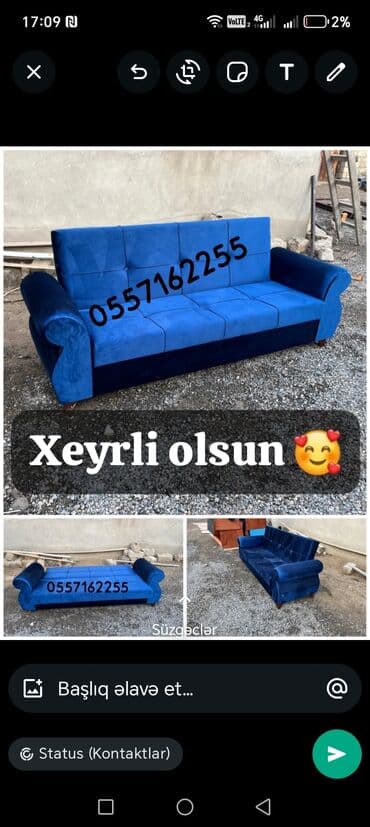 qupka: Divan, Yeni, Açılan, Bazalı, Parça, Şəhərdaxili pulsuz çatdırılma — 1