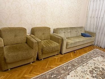 Диван, Б/у, Раскладной, С подъемным механизмом — 1