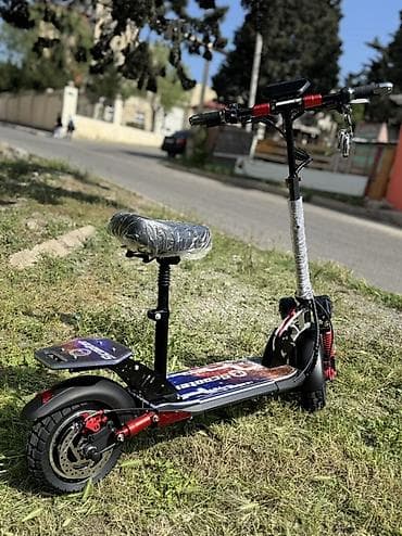 skuter samokat: Yeni Elektrik samokat 8", 351 - 500 Vt, > 45 km/s, Pulsuz çatdırılma — 3