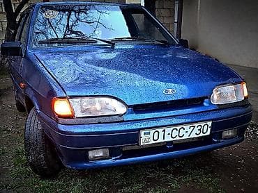 tap.az avtomobiller: Lada Samara hatchback, mavi rəng. - Kuzov: 5 qapılı hetçbek, arxa — 2