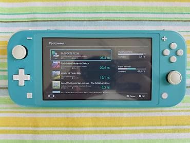 asus canta: Nintendo Switch Lite (Turkuaz) + GTA: The Trilogy (Nintendo Switch) — 7