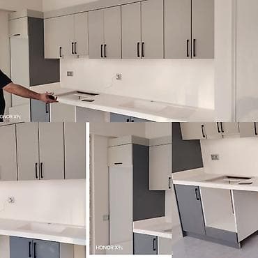 Yeni metbex mebeli. 600azn. Ölcü 4.40sm. üzeri tökmə mermer ünvan — 1