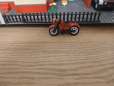 oyun alanı: LEGO üslublu konstruksiya seti – həyətli ev və qaraj kompleksi — 4