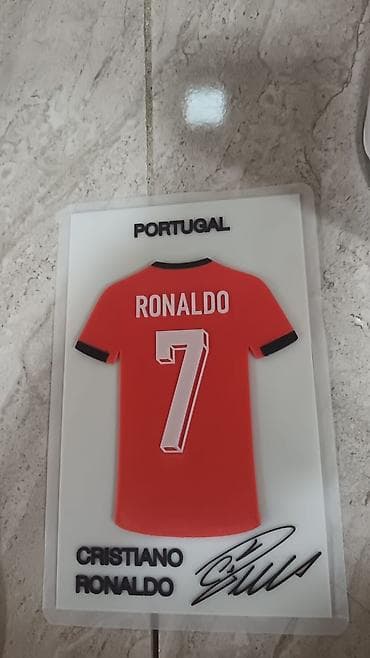 Другой декор и предметы интерьера: Məhsul: “Portugal – Cristiano Ronaldo 7” dekor paneli - Dizayn — 2