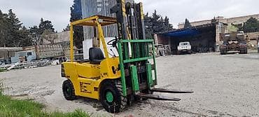 mini traktor satilir: Balkancar markalı dizel forklift - Yükqaldırma maşını, ön çəngəlli — 3