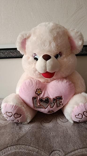 3d samolepljive tapete: Böyük ölçülü plyuş ayı oyuncaqları dəsti - Model 1: Açıq-qəhvəyi — 2