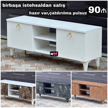 xan çinar: *TV stend / TV altı 90 AZN 💥* ✔️Ölçü en120 x dər30 x hün 52 ✔️ Rəng — 2