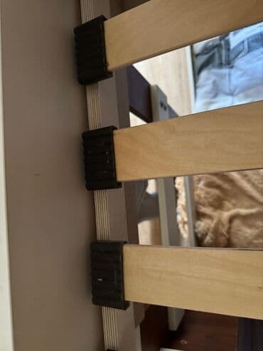 qoz taxta: Oğlan və qız üçün, Çarpayı, Matrassız, Siyirməsiz, MDF — 3