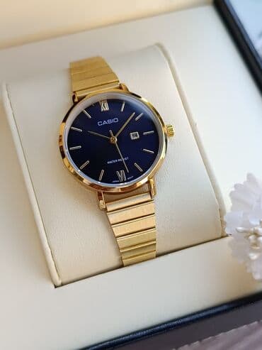 elektron saat oyrənmək: Qol saatı, Casio, rəng - Qızılı — 14