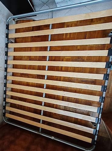 plastik stul: Mebel üçün lamelli çarpayı əsaslığı və başlıq dəsti - Ölçü: təxminən — 2