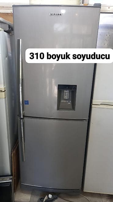 Everest markalı böyük həcmli soyuducu - Rəng: gümüş/metallik - Alt