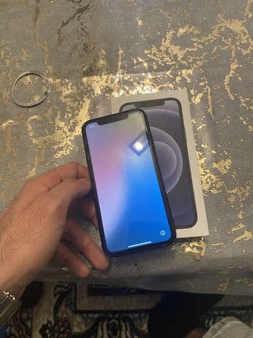 IPhone 12, 64 GB, Qara, Face ID