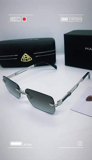 ocki: Maybach gün eynəyi – rimless (çərçivəsiz) dizayn, düzbucaqlı linzalar — 3