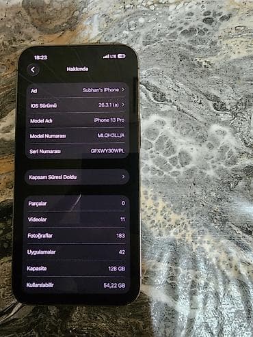 iphone 800: IPhone 13 Pro, 128 GB, Black Titanium, Face ID — 1